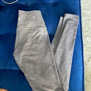 Lululemon Wunder Under Charcoal Leggings